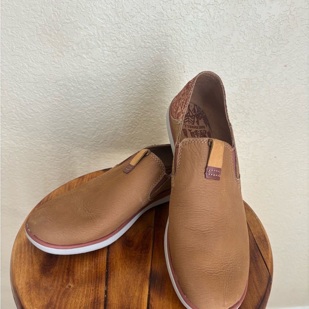 Merrell Tan Slip-On Loafers